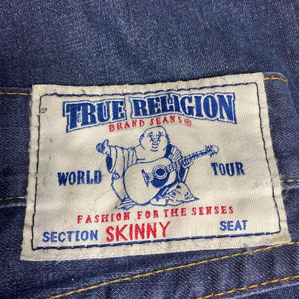 Men’s True Religion Geno Slim Straight Leg Jeans, Size 32, Authentic, Ne… - Picture 4 of 8